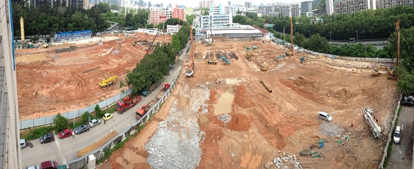 ag亚娱集团(Asia Gaming)广场建设有序向前推进