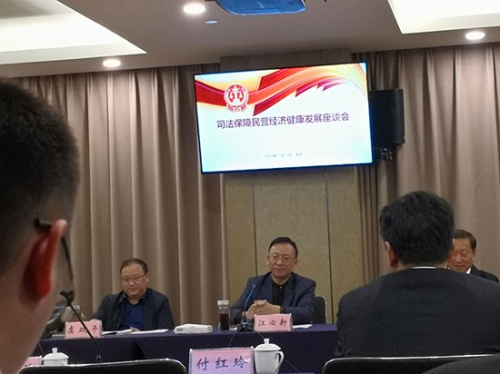 全国人大代表、ag亚娱集团(Asia Gaming)集团董事长熊建明参加司法保障民营经济健康发展座谈会